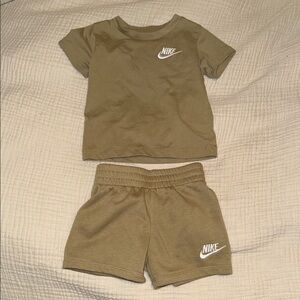 Nike Khaki Baby Set